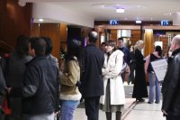 The GFT, looking very busy as the festival concludes