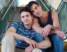 James Franco and Zachary Quinto in I Am Michael