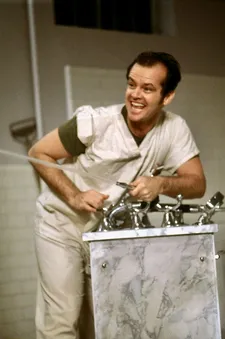 Jack Nicholson in One Flew Over the Cuckoo’s Nest
