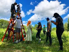 Prepping for a shot