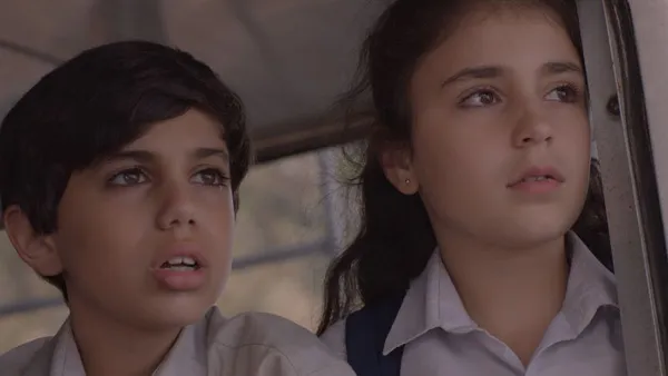 Wissam (Mohamad Dalli) and Joanna (Gia Madi) in 1982. Oualid Mouaness: 'I wanted to empower them to assess what felt real for them and what didn't and to use this as their own guide to creating the characters'