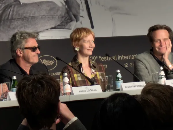 Pawel Pawlikowski, Sandra Hüller and August Diehl discuss Fatherland in Cannes