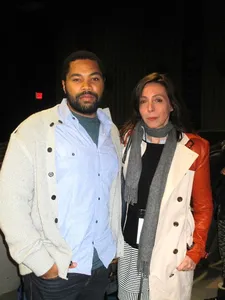 1982  Director Tommy Oliver with First Time Fest juror Anne-Katrin Titze.