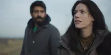 Rahul Kohli and Katie Parker in Next Exit