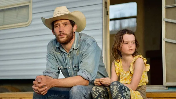 Josh O’Connor and Lily LaTorre play father and daughter in Max Walker-Silverman’s Rebuilding, in the Crystal Globe Competition at Karlovy Vary Film Festival