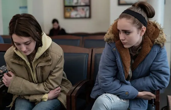 Autumn and Skylar in Never Rarely Sometimes Always. Eliza Hittman: 'I think people have really preconceived ideas about issue movies. So I had to express that it wasn’t an issue movie, it was a movie by me, and filtered through my eyes and my aesthetic and my worldview'