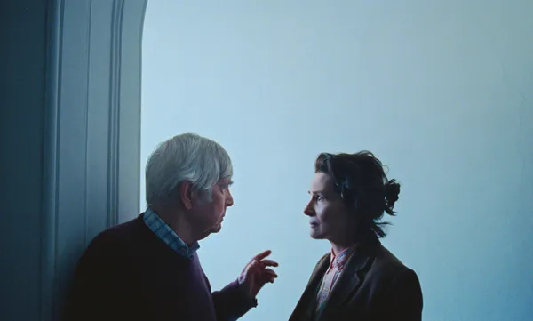 Juliette Binoche and Tom Courtenay in Queen At Sea. Binoche says she was touched by director Lance Hammer's 'search for authenticity'
