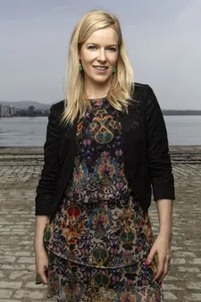 Weronika Mliczewska in Thessaloniki. She says her message to other female filmmakers is: 'You can have kids and keep on making films. It's possible!'