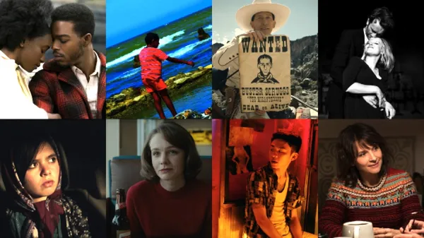 Top L to R: Barry Jenkins - If Beale Street Could Talk, Jean-Luc Godard - The Image Book, Joel Coen & Ethan Coen - The Ballad of Buster Scruggs, Paweł Pawlikowski - Cold War Bottom L to R: Jafar Panahi - 3 Faces, Paul Dano - Wildlife, Bi Gan - Long Day’s Journey Into Night, Olivier Assayas - Non-Fiction