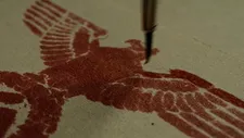 A forged official stamp by Cioma (Louis Hofmann)