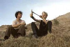 Lazzaro (Adriano Tardiolo) with Tancredi (Luca Chikovani)