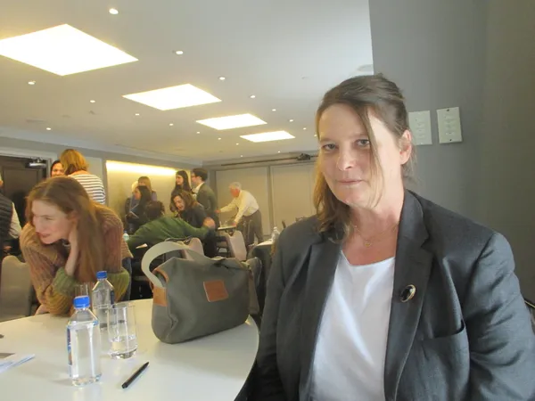 When Margaux Meets Margaux (La Belle Et La Belle) director Sophie Fillières with Agathe Bonitzer on costume designer Carole Gérard: "I wanted them (Sandrine Kiberlain and Bonitzer) to have a very definite silhouette."