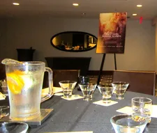 The scene at the W Hotel, Union Square, in New York