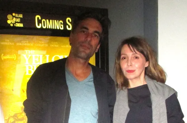 The Yellow Birds‬ director A‪lexandre Moors with Anne-Katrin Titze‬ on two John Schlesinger films and Ann Roth ‪dressing Jennifer Aniston‬ and Toni Collette: "She did the costumes of Marathon Man, which is one of my favorite movies. And Midnight Cowboy. So we clicked right away."