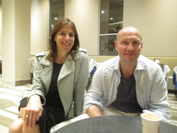 Give Me Liberty director Kirill Mikhanovsky with producer/co-writer Alice Austen: "We didn't have the title for a very long time. In the process of the writing of scenes and simple plots, we're talking about more profound things, philosophizing, if you will."