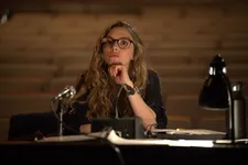 Atom Egoyan on Jeanine (Amanda Seyfried) at the Salome tech rehearsal: “There’s no one she can communicate with, she is really on her own.”