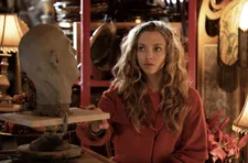 Jeanine (Amanda Seyfried) with the sculpted head of John the Baptist