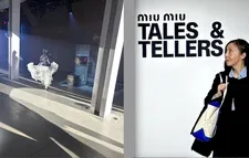 Anne-Katrin Titze (in Miu Miu jacket) at Tales & Tellers, featuring Naomi Kawase’s short Seed in Miu Miu’s Women’s Tales