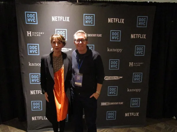 Thom Powers with Anne-Katrin Titze on DOC NYC Lifetime Achievement Visionary Tribute honourees Michael Apted and Martin Scorsese: “We feel very blessed in our tenth year to have two filmmakers who are working at the peak of their craft and the peak of this industry.”