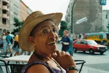 Audre Lorde at the Winterfeldt Markt in Berlin (1992)