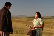 Benicio Del Toro as Jimmy P with Misty Upham as Jane: "Jimmy didn't go back to the reservation."