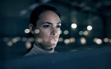 Ebe (Bérénice Bejo) explains her lab job: “I don’t look at the absent one’s memories, I only manage them.”