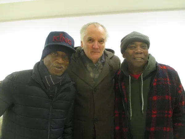 Franco Rosso's Babylon star Brinsley Forde with Ed Bahlman and Dennis Bovell at BAM: "Let's be honest, a film like that had never been done before. We had The Harder They Come, the films from Jamaica, but nothing from the UK."