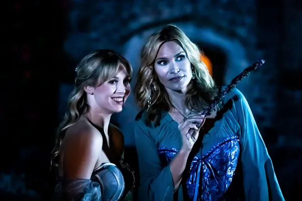 Lauren Staerck and Natasha Henstridge in Cinderella's Revenge