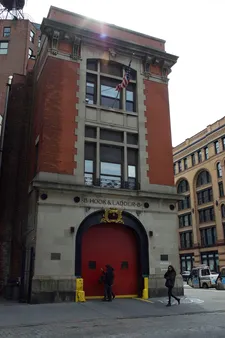 The famous Ghostbusters fire station