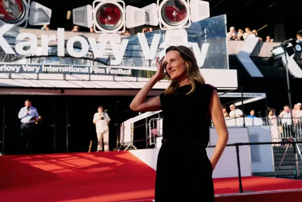 Camille Cottin on the red carpet at the Karlovy Vary International Film Festival: 'Children find it awkward to express what they feel and everything is coded'