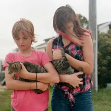 Amy Nicholson often places the people side-by-side, Wes Anderson style.