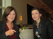 Catherine Breillat with Anne-Katrin Titze at Jean-Georges Vongerichten's Nougatine on Central Park West - 'It is absurd to be normal.'