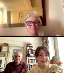 Claire Jeffreys with Ed Bahlman and Anne-Katrin Titze on Garland Jeffreys: “He went out with Bette Midler when she was doing The Continental Baths and he dated Alice Walker of The Color Purple.”