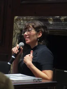 Claudia Squitieri at the Italian Cultural Institute