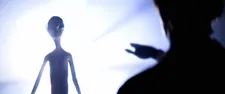 Carlo Rambaldi alien in Steven Spielberg’s Close Encounters Of The Third Kind