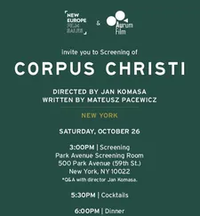 Corpus Christi screening and dinner invitation