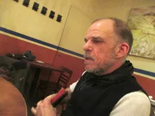 Denis Lavant on the cast of The Mountain: "My daughter is named Hannah Gross, who is Canadian and the Dr. Fiennes is the great actor Jeff Goldblum. Very good crew of actors."