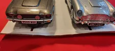 Detail of the front of the James Bond 007 Scalextric cars