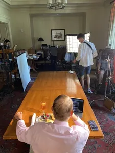 Danny Lee on Donald Dell with food on camera: “I wanted to create this aura of this kingpin at the end of the table …”