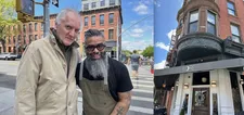 Music producer/99 Records founder Ed Bahlman with chef/owner Jay Kumar of Lore