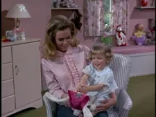 Elizabeth Montgomery (here as Samantha with Erin Murphy as Tabitha in Bewitched) was Griffin Dunne’s first babysitter