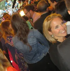 Fed Up's Katie Couric on the Magic In The Moonlight red carpet at The Paris Theatre
