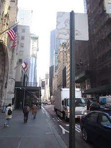 Fifth Avenue and 53rd Street in Manhattan on the morning of April 4, 2023
