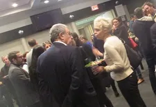 Filmmakers at the uniFrance Rendez-Vous with French Cinema reception at the Film Society of Lincoln Center