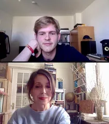 Florian Schmitz with Anne-Katrin Titze: “I have different influences I would say. The basis for me - I know it sounds like a cliché, but Truffaut is always a big inspiration.”
