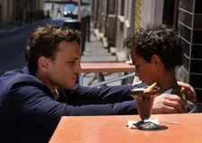 Georg (Franz Rogowski) with Driss (Lilien Batman) in Transit: "He's a drifter and I think that's very dangerous as an actor to play the refugee or existential fear as a phenomenon."