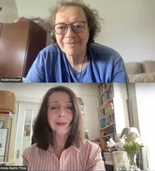 Frédéric Boyer with Anne-Katrin Titze on the German film What Marielle Knows: “Extraordinary this is. I think it's the revelation of the Berlinale in terms of German cinema.”