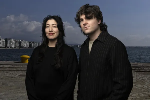 Gabriela Osio Vanden and Jack Weisman in Thessaloniki. Weisman: 'Since we were 23 we’ve been in a relationship and working on this thing together'