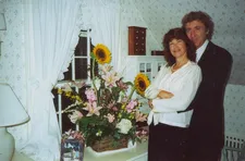 Gene Wilder with his wife Karen Wilder