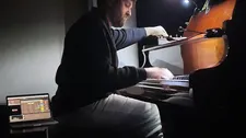 Gerard Black plays piano at the 2024 Glasgow Short Film Festival